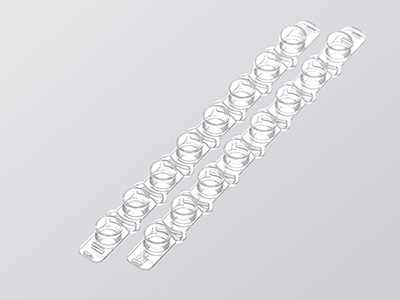 聯(lián)蓋首尾不同標識， 方便識別方向