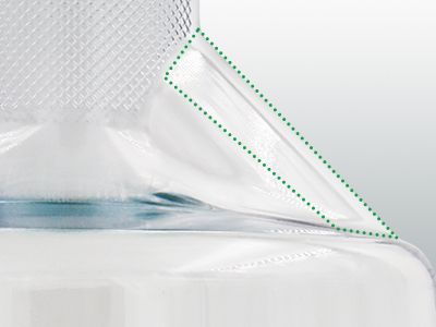 5L搖瓶獨(dú)特引流瓶頸設(shè)計(jì)，防止傾倒時(shí)液體飛濺