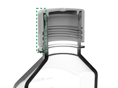 瓶蓋雙層防漏設計，密封性好