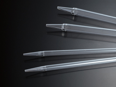 10.0mL、25.0mL、50.0mL和100.0mL 移液管管頭/管嘴采用超聲焊接方式與管體連接