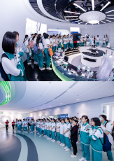 校企聯(lián)合丨廣州開(kāi)元學(xué)?？破昭袑W(xué)團(tuán)參觀潔特生物！